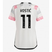 Stroje piłkarskie Juventus Filip Kostic #11 Koszulka Wyjazdowej dla damskie 2023-24 Krótki Rękaw